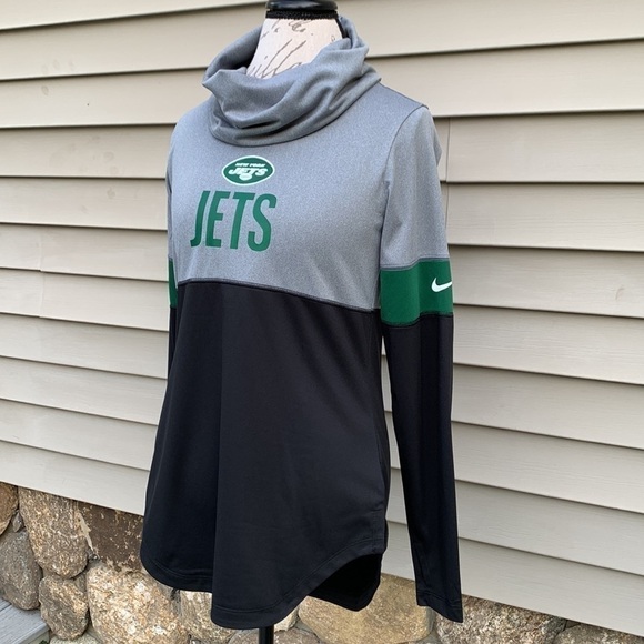 RARE NFL TEAM APPAREL Women’s Standard Fit New York Jets Cowlneck Tunic - Picture 3 of 15